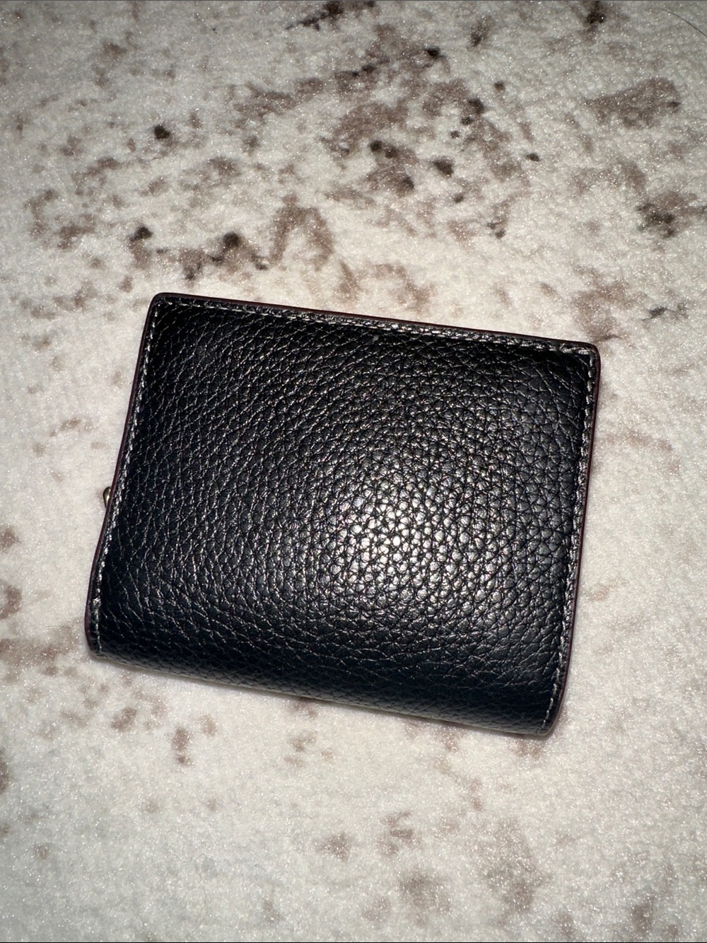 COACH Women’s snap leather wallet with Coach Heritage - Picture 5 of 7